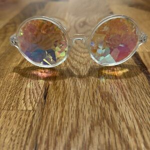 Kaleidoscope glasses for music festival